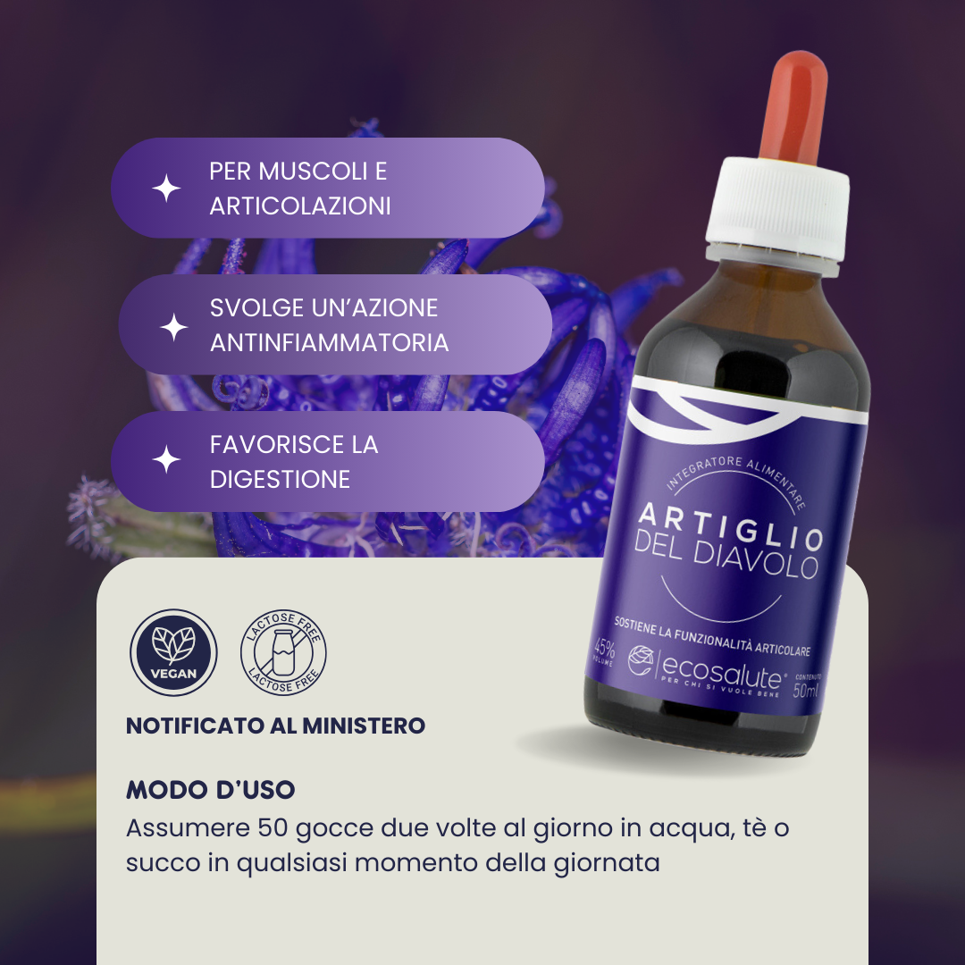 ARTIGLIO DEL DIAVOLO TINTURA OFFICINALE Ecosalute