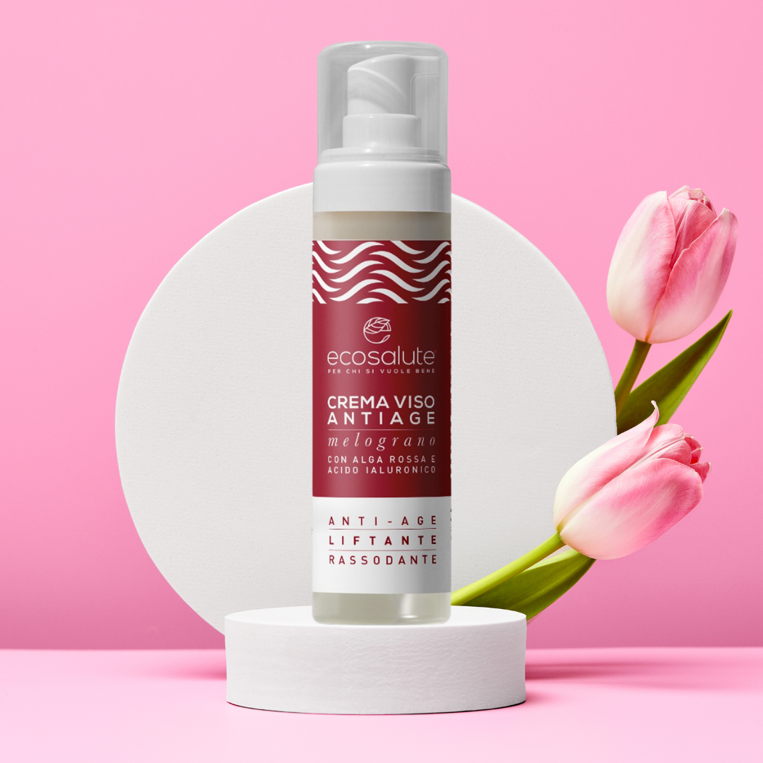 CREMA VISO ANTI-AGE AL MELOGRANO E ACIDO IALURONICO Ecosalute
