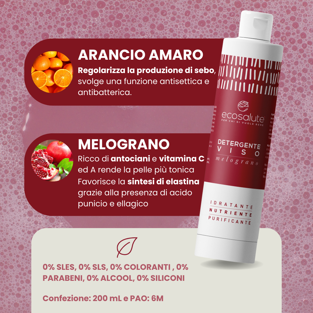 DETERGENTE VISO AL MELOGRANO Ecosalute