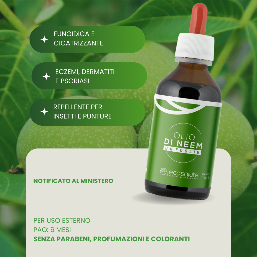 OLIO DI NEEM DA FOGLIE Ecosalute
