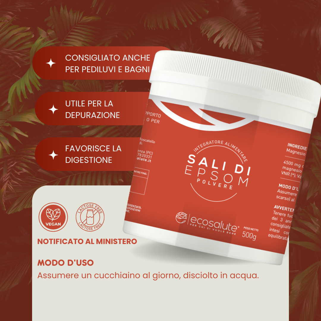 SALI DI EPSOM IN POLVERE Ecosalute