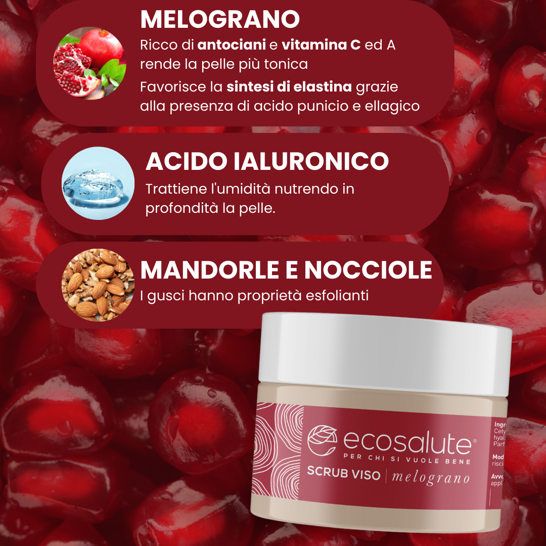SCRUB VISO AL MELOGRANO Ecosalute