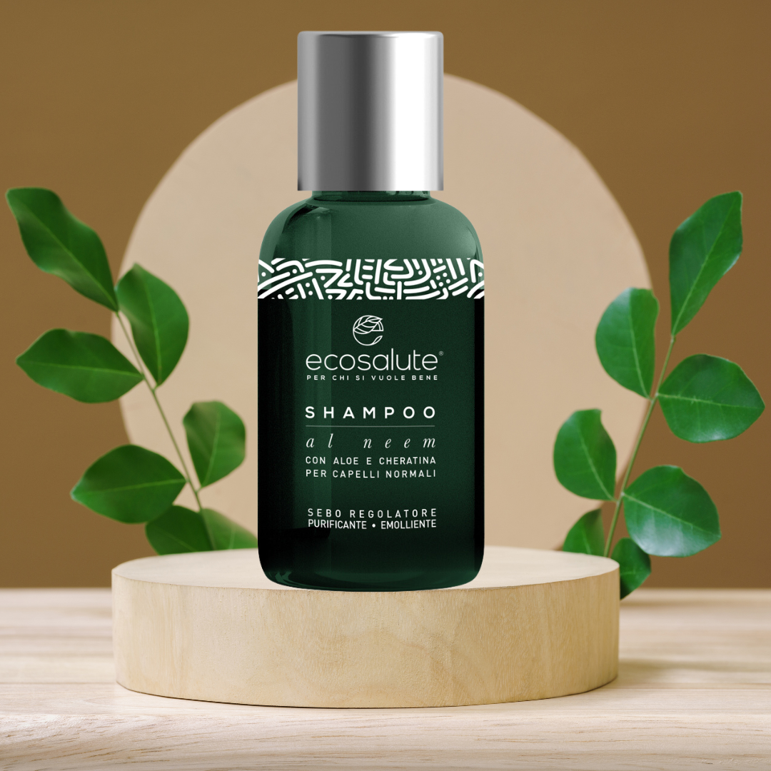 SHAMPOO AL NEEM CON ALOE E CHERATINA Ecosalute