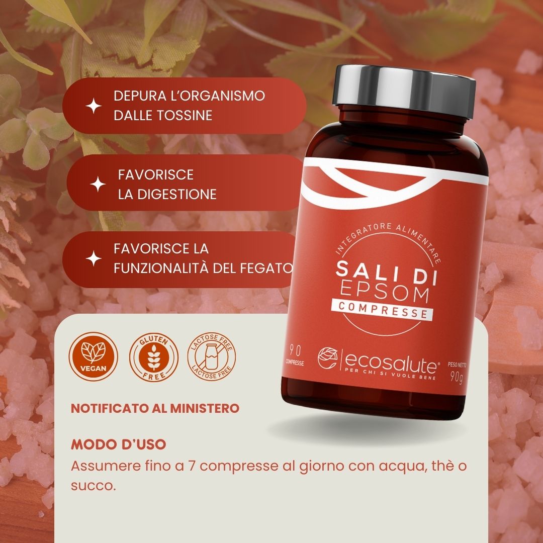 SALI DI EPSOM IN COMPRESSE