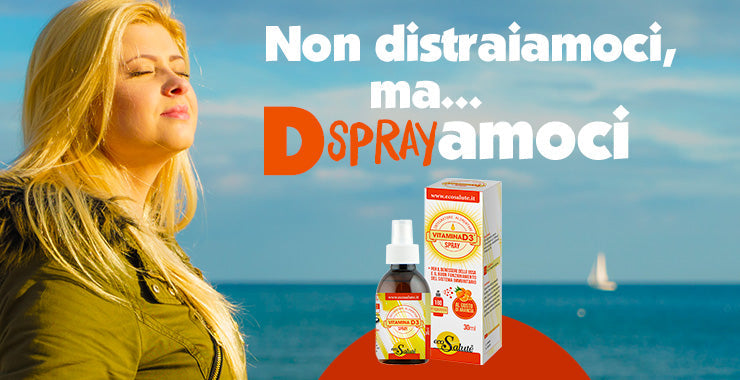 A GRANDE RICHIESTA RITORNA LA SUPER OFFERTA SULLA VITAMINA D3 SPRAY Ecosalute