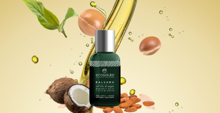 Balsamo all'olio di Argan, Mandorle Dolci e olio di Cocco Ecosalute