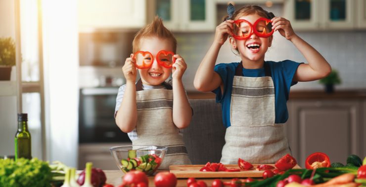 Far mangiare frutta e verdura ai bambini: che problema! Ecosalute