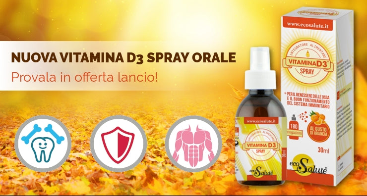 NUOVA VITAMINA D3 IN SPRAY ORALE! Ecosalute