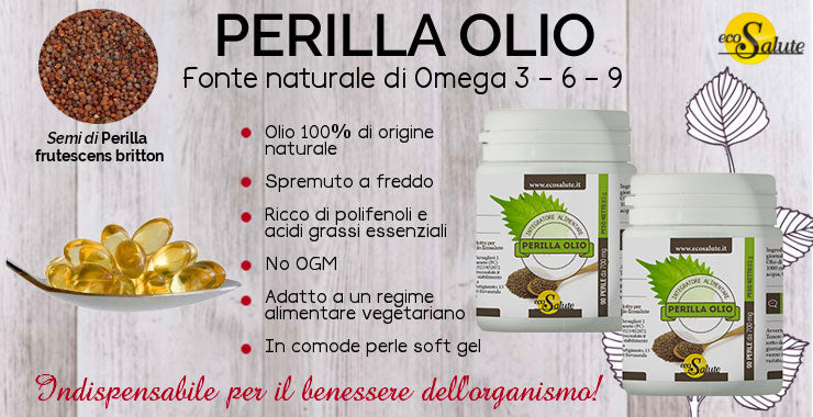 PERILLA: FONTE NATURALE DI OMEGA 3-6-9 Ecosalute