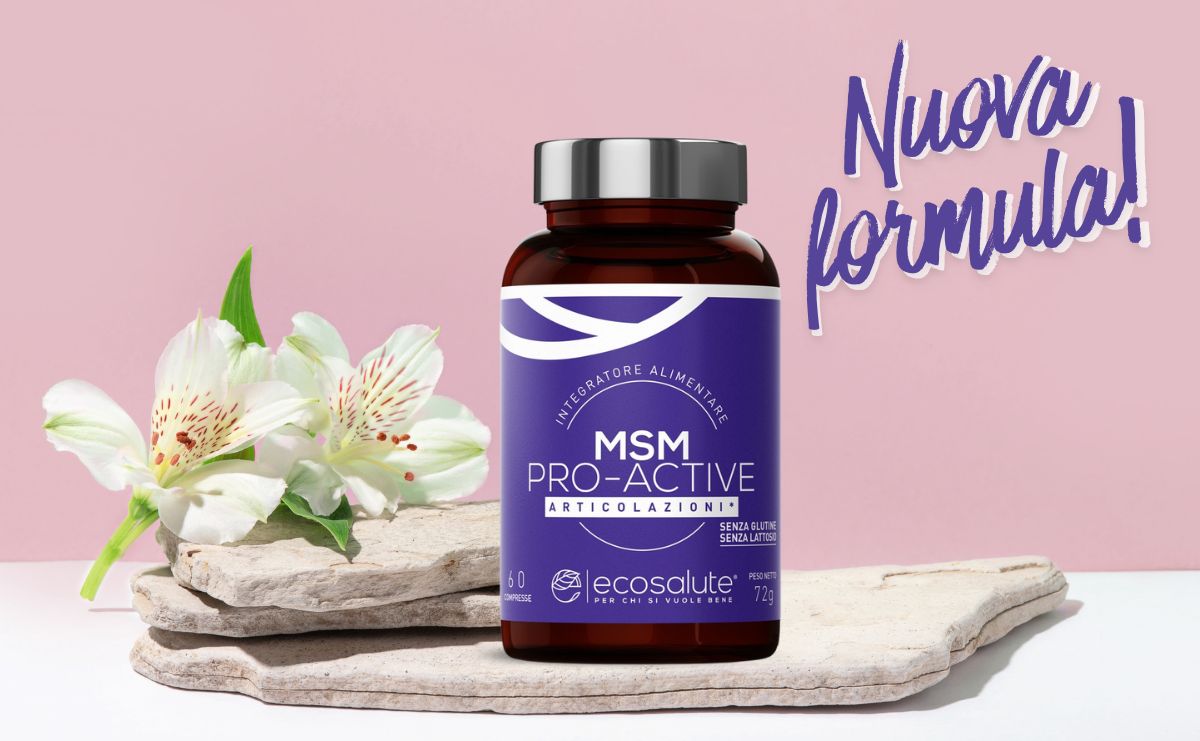 MSM PRO-ACTIVE: formula potenziata per articolazioni e cartilagini