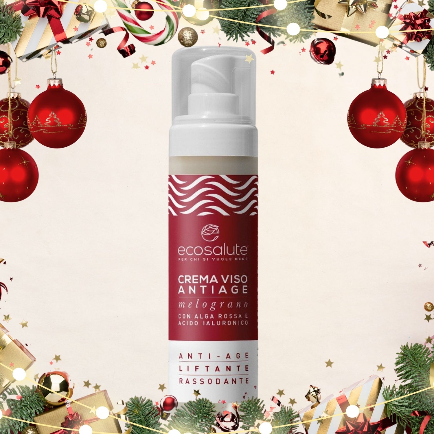 CREMA VISO ANTI-AGE AL MELOGRANO E ACIDO IALURONICO