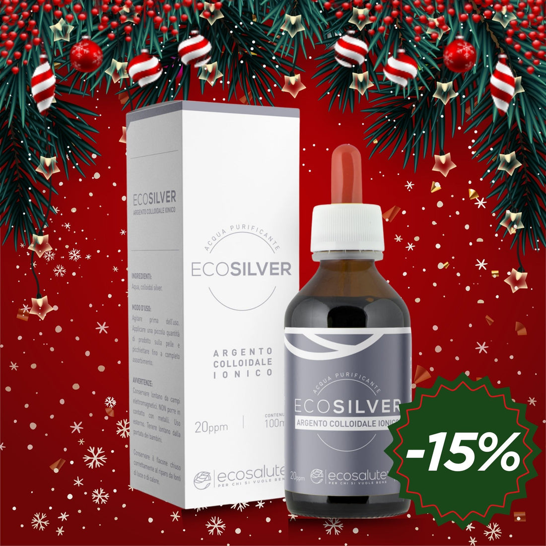 ECOSILVER - IONIC COLLOIDAL SILVER