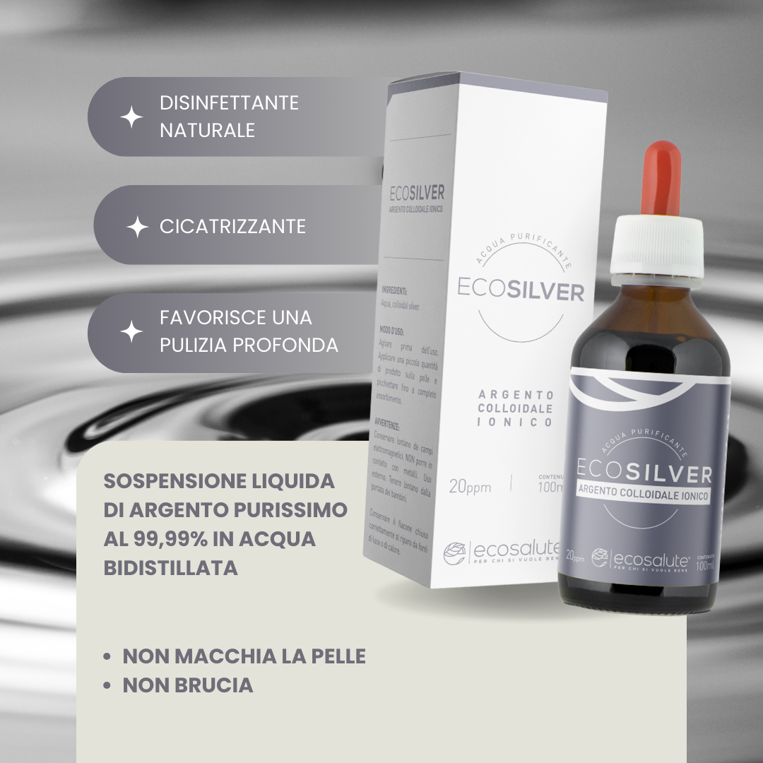ECOSILVER - ARGENTO COLLOIDALE IONICO Ecosalute